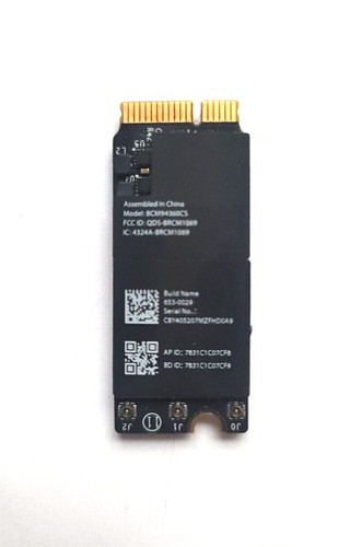 [X7570] （取り寄せ品 ）MACBook PRO A1398｜A1502  2015 Wi-Fi・Bluetoothモジュール