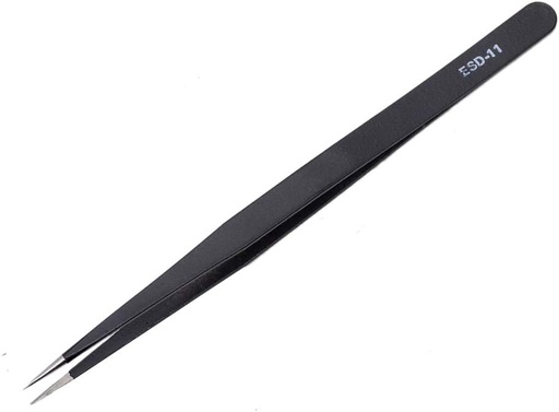 [X3908工具] （取り寄せ品）工具 ピンセット（ストレート）