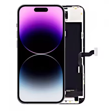 [X7822互換パネル｜液晶] （取り寄せ品 ）iPhone 14 Pro フロントパネル 黒｜互換品（SoftOLED）｜JCID製