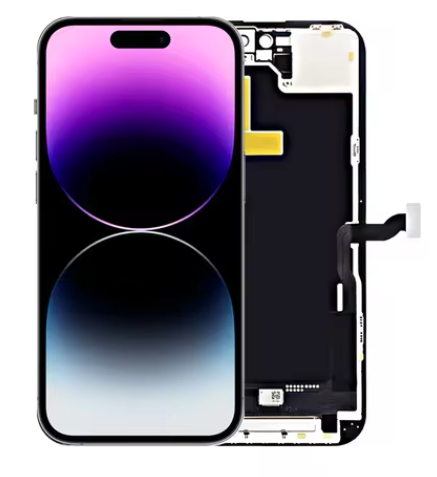 [X7823互換パネル｜液晶] （取り寄せ品 ）iPhone 14 Pro フロントパネル 黒｜互換品 FHD ｜JCID製