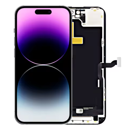 [X7825互換パネル｜液晶] （取り寄せ品 ）iPhone 14Pro Max フロントパネル 黒｜互換品 FHD ｜JCID製