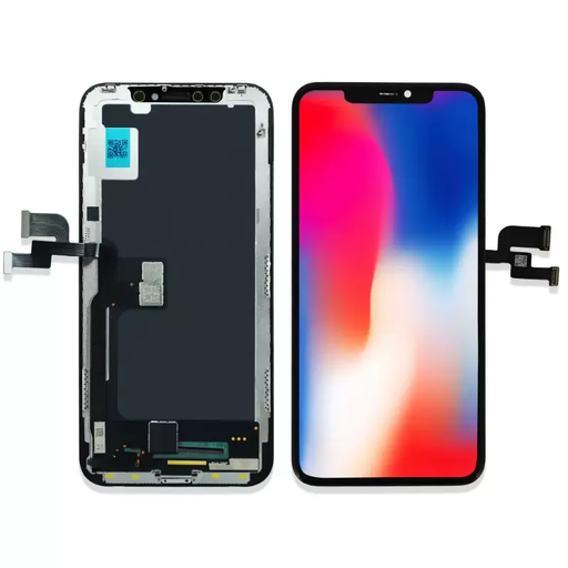 [X7834互換パネル｜液晶] iPhone X フロントパネル 黒｜互換品 LCD HD