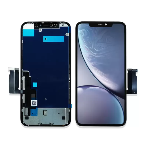 [X7836互換パネル｜液晶] iPhone XR フロントパネル 黒｜互換品 LCD HD+