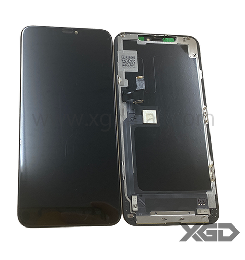 [X7838互換パネル｜液晶] iPhone 11ProMax フロントパネル 黒｜互換品 LCD HD