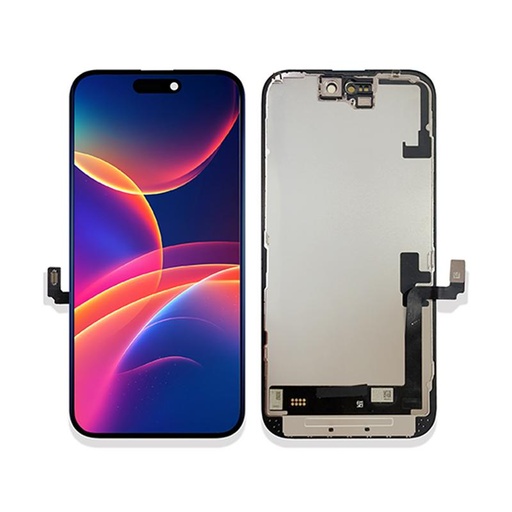 [X7851互換パネル｜液晶] iPhone 16 フロントパネル 黒｜互換品 LCD FHD｜おすすめ品