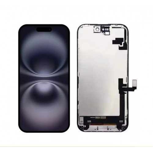 [X7851互換パネル｜液晶] iPhone 16 フロントパネル 黒｜互換品 LCD FHD｜おすすめ品