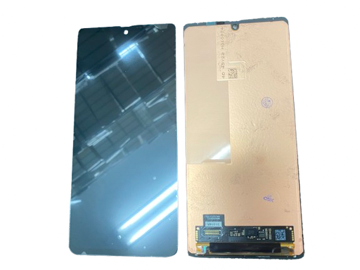 [X7888液晶｜LCD] AQUOS R8 フロントパネル 黒｜純正組立品