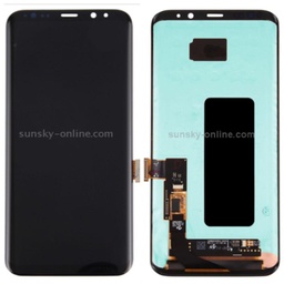 [X3195液晶/LCD] Galaxy S8Plus フロントパネル 黒