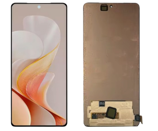 [X7993液晶｜LCD] （取り寄せ品 ）Vivo S19 フロントパネル 黒 ｜純正組立品