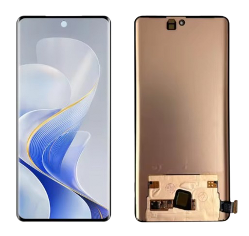 [X7994液晶｜LCD] （取り寄せ品）Vivo S19Pro フロントパネル 黒 ｜純正組立品