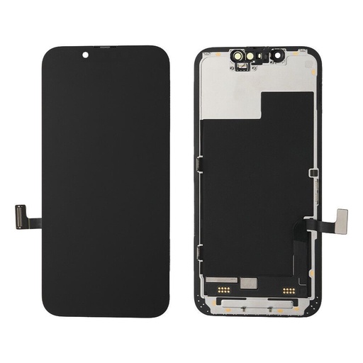 [X8086互換パネル｜液晶] iPhone 16 フロントパネル 黒｜互換品（HardOLED）