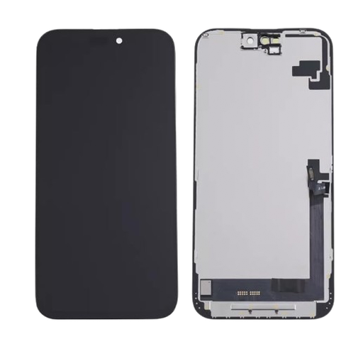 [X8087互換パネル｜液晶] iPhone 16 Plus フロントパネル 黒｜互換品（HardOLED）