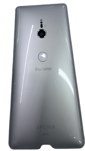 [X8108背面パネル｜バッテリーカバー｜バックカバー] （取り寄せ品）Xperia XZ3 バックパネル ホワイトシルバー | 指紋付き