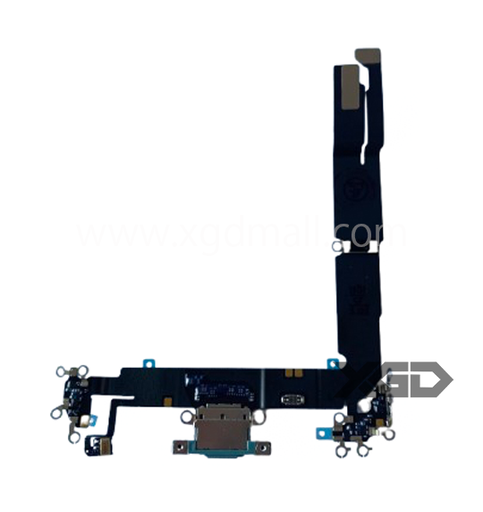 [X8114ライトニングコネクタ｜充電ポート] iPhone 16 Plus ドックコネクター ティール 互換品