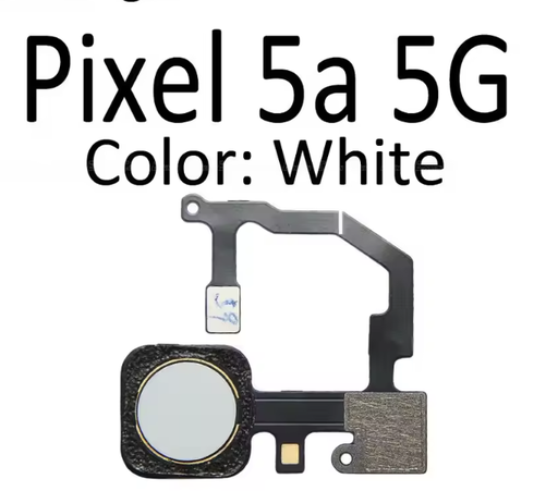[X8354指紋ｾﾝｻｰ] （取り寄せ品）Google Pixel 5a (5G)指紋センサーフレックスケーブル 白