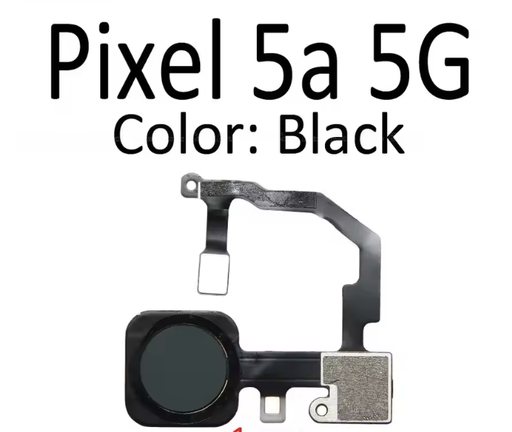 [X8355指紋ｾﾝｻｰ] （取り寄せ品）Google Pixel 5a (5G)指紋センサーフレックスケーブル黒