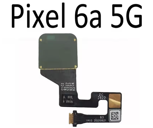 [X8357指紋ｾﾝｻｰ] （取り寄せ品）Google Pixel 6a (5G)指紋センサーフレックスケーブル シル