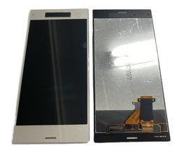 [X3029液晶/LCD] Xperia XZs フロントパネル 銀