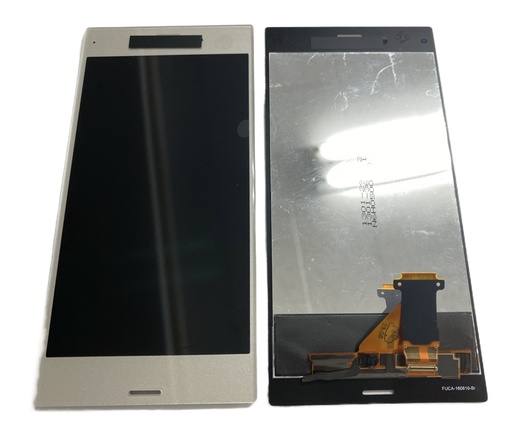 [X3029液晶｜LCD] Xperia XZs フロントパネル 銀｜再生品