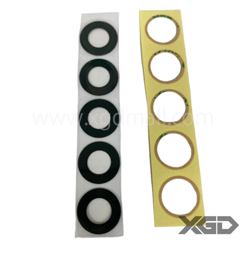 [X8468ｶﾒﾗﾚﾝｽﾞ] iPhone Air カメラレンズ  枠無し（5セット）｜互換品