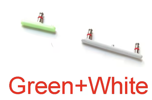 [X8484ボタン] （取り寄せ品）Google Pixel 3電源＋音量ボタン 緑＋白