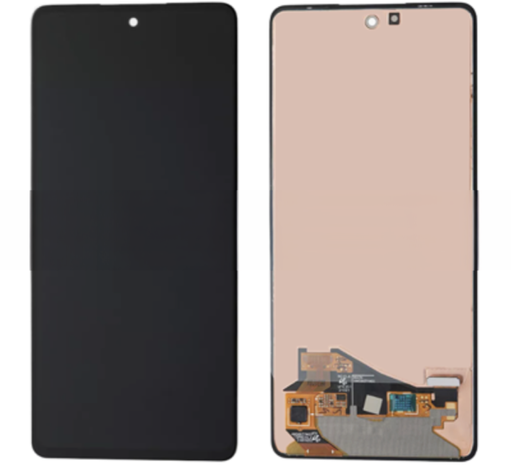 [X8675 液晶｜LCD] （取り寄せ品）Galaxy A72 5G(SM-A726)フロントパネル 黒