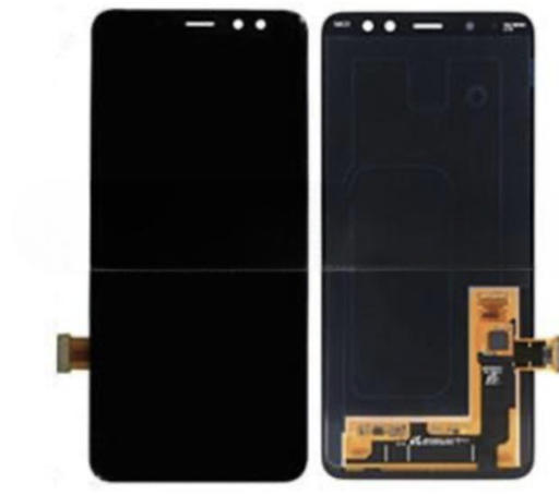 [X8678 液晶｜LCD] （取り寄せ品）Galaxy A8 2018 (A530)フロントパネル 黒