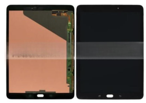 [X8734 液晶｜LCD] （取り寄せ品）Galaxy Tab S2 9.7  T810｜T813｜T815 フロントパネル 黒