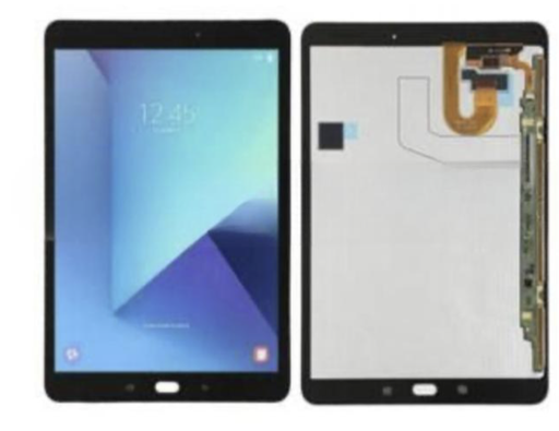 [X8735 液晶｜LCD] （取り寄せ品）Galaxy Tab S3 T820｜825 フロントパネル 黒