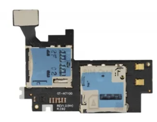 [X8819ケーブル] （取り寄せ品）Galaxy Note2 (GT-N7100) SIM マイクロSDスロットケーブル