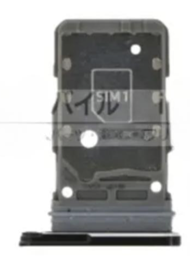 [X8837SIM] （取り寄せ品）Galaxy S21 Ultra SIMトレイ　デュアルシングル 黒