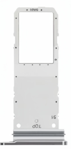 [X8846SIM] （取り寄せ品）Galaxy Note20 4G｜5G  SIMトレイ　デュアル　銀