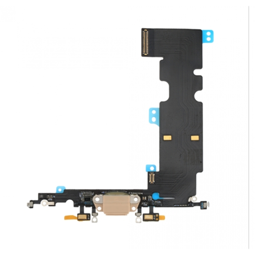 [X2312ライトニングコネクタ｜充電ポート] iPhone 8P ドックコネクター 金 互換品