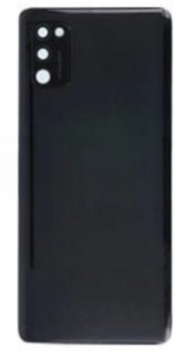 [X8862背面パネル｜バッテリーカバー｜バックカバー] （取り寄せ品）Galaxy A41 2020 (SM-A415F) バックパネル グローバル版 黒　