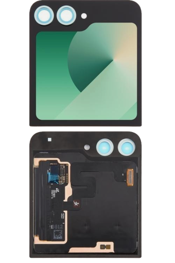 [X8889液晶｜LCD] （取り寄せ品）Galaxy Z Flip6 外部パネル  (小）グリーン