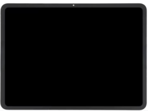 [X8972液晶] （取り寄せ品）OPPO Pad Air2 フロントパネル 黒