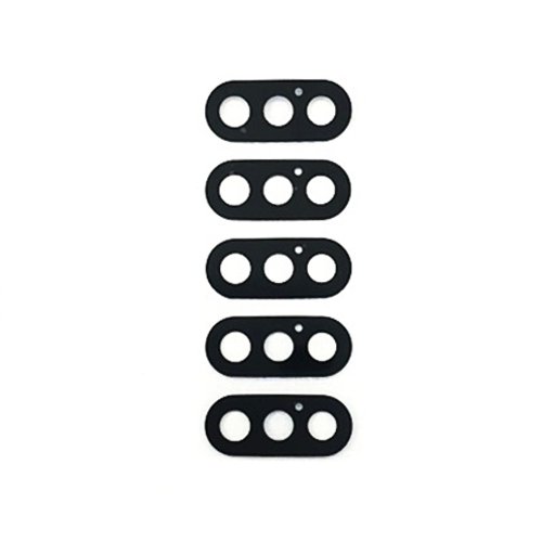 [X2597ｶﾒﾗﾚﾝｽﾞ] iPhone X カメラレンズ 枠無し（5個セット）互換品