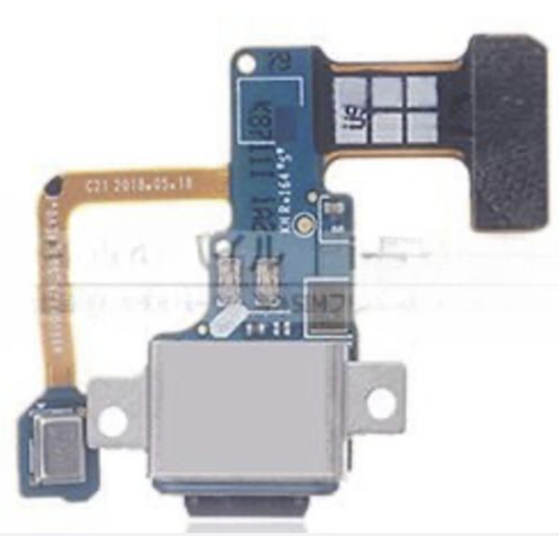 [X9009ライトニングコネクター｜充電ポート] （取り寄せ品）Galaxy  Note9（N960U）充電ポートボード