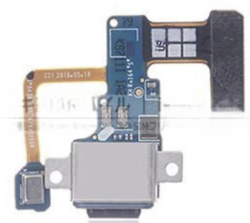 [X9010ライトニングコネクター｜充電ポート] （取り寄せ品）Galaxy  Note9（SC-01L）充電ポートボード