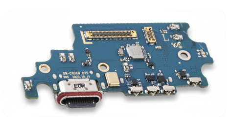 [X9014ライトニングコネクター｜充電ポート] （取り寄せ品）Galaxy  S21+（SM-G996B）充電ポートボード EU版