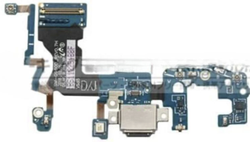 [X9020ライトニングコネクター｜充電ポート] （取り寄せ品）Galaxy  S9(SCV38｜SC-02K｜SM-G960D)    充電ポートボード（日本版）