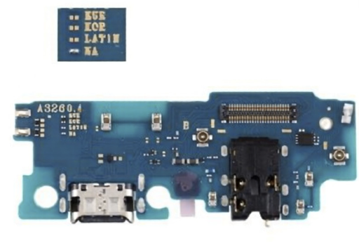 [X9025ライトニングコネクター｜充電ポート] （取り寄せ品）Galaxy A32 5G(SM-A326U) 充電ポートボード NA