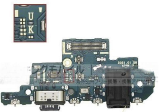 [X9028ライトニングコネクター｜充電ポート] （取り寄せ品）Galaxy A52 4G｜5G(A525U｜A526U) 充電ポートボード (U)　US版