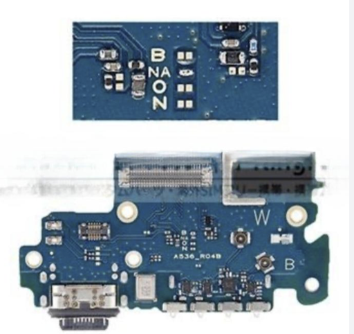 [X9032ライトニングコネクター｜充電ポート] （取り寄せ品）Galaxy A53 5G(SM-A536U) 充電ポートボード (U)