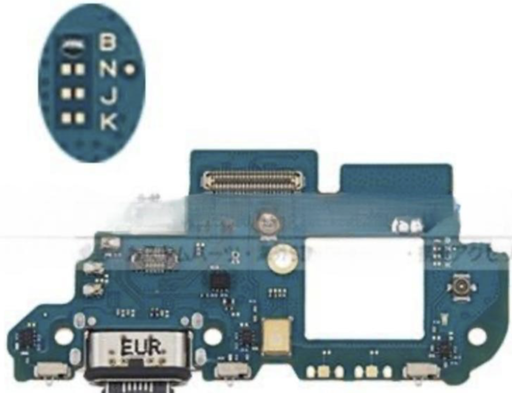 [X9034ライトニングコネクター｜充電ポート] （取り寄せ品）Galaxy A54 5G(SM-A546B) 充電ポートボード (B)