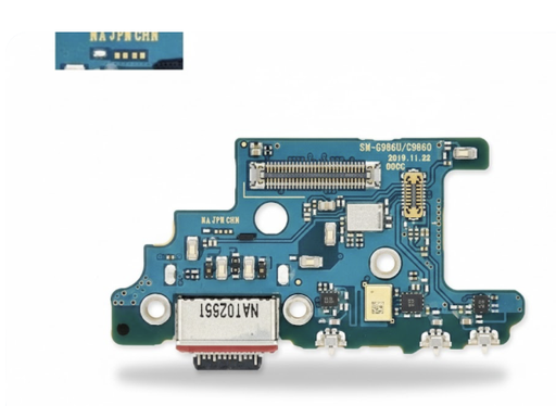 [X9042ライトニングコネクター｜充電ポート] （取り寄せ品）Galaxy S20+ 4G｜5G (SM-G986U) 充電ポートボード US版 （NA)