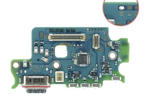 [X9063ライトニングコネクター｜充電ポート] （取り寄せ品）Galaxy S23 (SM-S911B) 充電ポートボード (B)