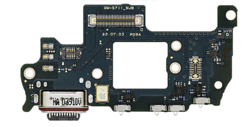 [X9067ライトニングコネクター｜充電ポート] （取り寄せ品）Galaxy S23 FE (SM-S7110) 充電ポートボード (U｜O）