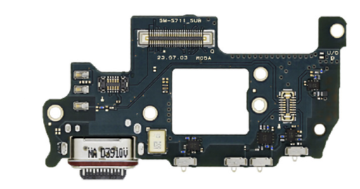 [X9068ライトニングコネクター｜充電ポート] （取り寄せ品）Galaxy S23 FE (SM-S711U) 充電ポートボード