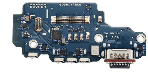 [X9097ライトニングコネクター｜充電ポート] （取り寄せ品）Galaxy S25 Ultra（SM-S938E）充電ポートボード(R)